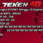 Prediksi Angka Hoki Sdy | Sydney, Rabu 15-09-2024