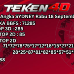 Prediksi Angka Hoki Sdy | Sydney, Rabu 18-09-2024